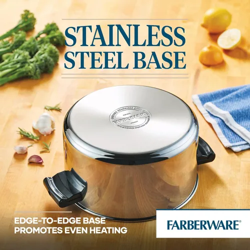 Vista 125 de Farberware Olla clásica de vapor hecha en acero inoxidable, 3 qt.