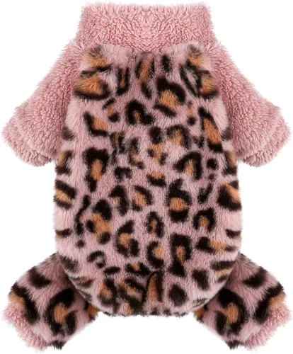 Vista 20 de Suéteres para perros pequeños para invierno, pijamas de perro de tamaño pequeño para niños y niñas, ropa de forro polar para mascotas, atuendo