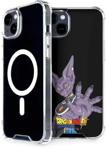 Vista 10 de Skinit Funda para teléfono compatible con MagSafe iPhone 15, diseño oficial de Dragon Ball Super Goku