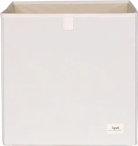 Vista 12 de 3 Sprouts Cubo de almacenamiento de tela reciclada, organizador plegable de 13 pulgadas para sistemas de estanterías de cubos, cubos para niños