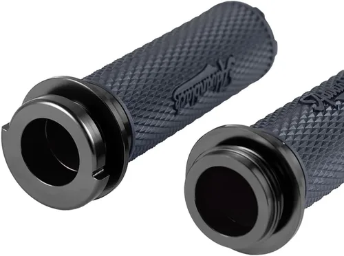 Vista 4 de Advanblack AXION Performance Grips, empuñaduras electrónicas de control del acelerador compatibles con Harley Touring Road Glide Street Glide Negro
