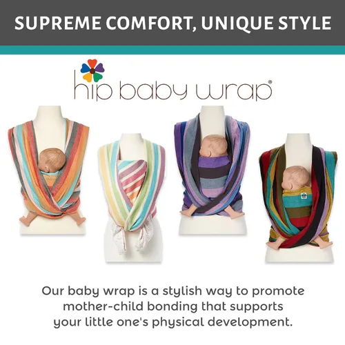 Vista 4 de tela Wrap Baby Carrier para bebés y niños, Autumn