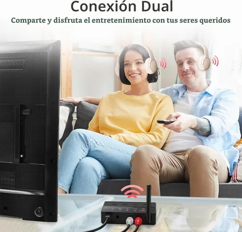 Vista 5 de LOFICOPER Receptor transmisor Bluetooth 5.3, aptX baja latencia, pares