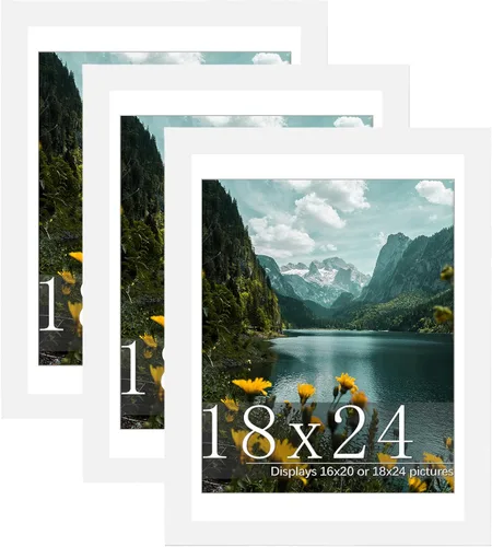 Vista 41 de Picrit Paquete de 3 portarretratos de 20 x 20 pulgadas, póster de 16 x 16 pulgadas con paspartú o de 20 x 20 pulgadas sin paspartú para montaje