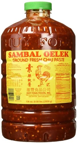 Vista 4 de Huy Fong Sambal Oelek, 8.5 libras, chile, 136 onzas