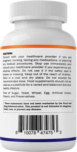 Vista 9 de Vitamatic Orotato de litio de 5 mg, 240 cápsulas vegetales, sin OMG, sin gluten.