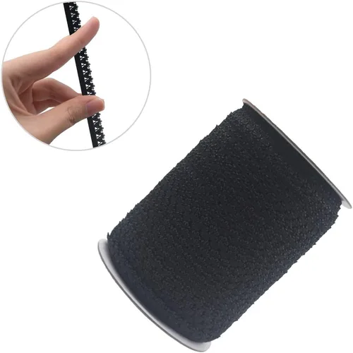 Vista 3 de Bristlegrass Picot Loop - Banda elástica para coser de 1/2 pulgada, 0.512 in, corona de carrete con volantes, cinta elástica para atar el cabello