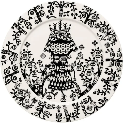 Vista 4 de iittala Taika Plato, blanco, 8.7 pulgadas (8.7 in)