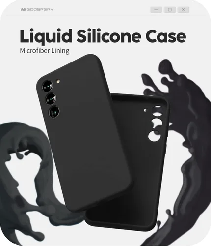 Vista 2 de GOOSPERY Funda de silicona líquida compatible con Samsung Galaxy S23 Plus, suave al tacto, protección de cuerpo completo, a prueba de golpes