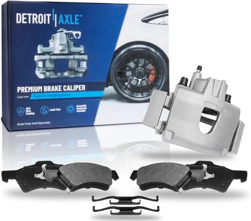 Vista 34 de Detroit Axle - Pastillas de Freno Delantero para Nissan Altima Maxima Sentra 350Z Cube Juke Versa INFINITI G35 I30 I35 Suzuki SX4 Crossover