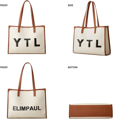 Vista 2 de Women Fashion Handbag Wallet Tote Bag Shoulder Bag Top Handle Satchel Purse Set
