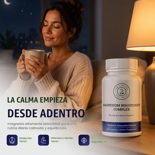 Vista 5 de Complejo de bisglicinato de magnesio 400 mg con TRAACS Mg glicinato, 120