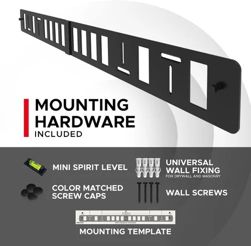 Vista 2 de Kit de soporte de pared para Playbar con accesorios de montaje para Sonos soundbar, diseñado en el Reino Unido por Soundbass