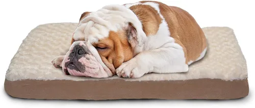 Vista 5 de Furhaven Cama de gel refrescante para perros medianos/grandes de hasta 55 libras con funda extraíble y lavable, colchón de gamuza y piel sintética