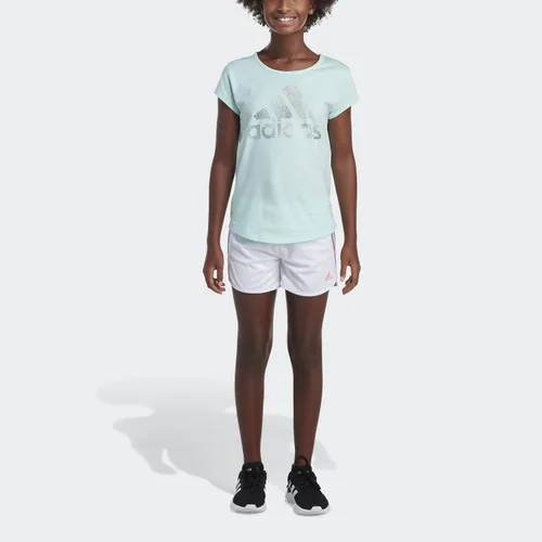 Vista 3 de adidas Girls' Big Elastic Waistband Woven Short