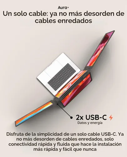 Vista 5 de Triple Boost Pro 14" Portable Monitor Extender