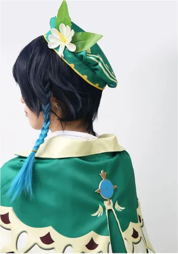 Vista 6 de DAZCOS Disfraz de Sangonomiya Kokomi Venti Klee para cosplay de Genshin para Halloween