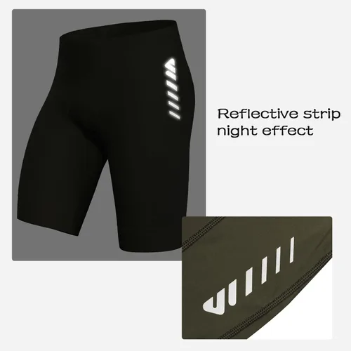 Vista 5 de Bicycle Shorts for Men,4D Padded Bike Shorts for Men Biking Mountain shorts with Pockets