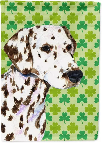 Vista 60 de Caroline's Treasures SS4442GF Affenpinscher Bandera de jardín con retrato de trébol del día de San Patricio para buzón, bandera decorativa