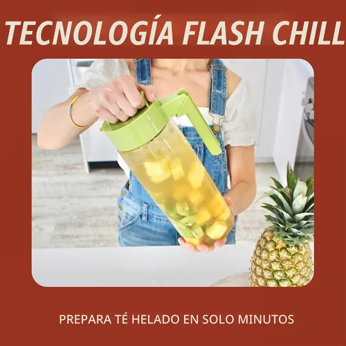 Vista 3 de Tetera eléctrica Takeya Flash Chill®, 1 Cuarto de galón, Aguacate Palta