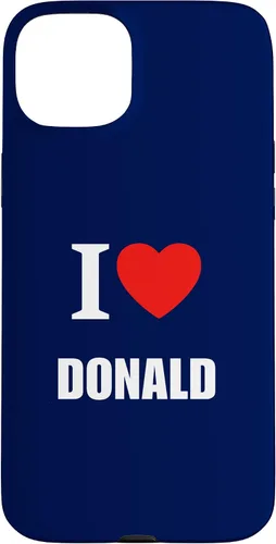 Vista 9 de Cute I Love Heart Donald Parents Wife Husband Girl Boy Case for iPhone 16
