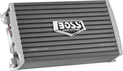 Vista 2 de BOSS Audio Systems AR1600.4 Amplificador de coche de 4 canales - 1600 vatios, rango completo, clase A/B, 2-4 ohmios estable, fuente de alimentación