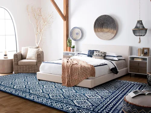 Vista 64 de Safavieh - Alfombra decorativa de la colección Tulum, modelo TUL264F, estilo marroquí, bohemio y desgastado, no suelta pelusa, para sala, vestíbulo