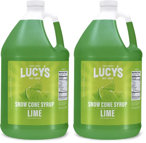 Vista 12 de Lucy's Family Owned – Jarabe para cono de nieve de raspado – 1 galón (128 onzas)