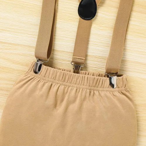 Vista 6 de GRNSHTS Ropa divertida para el primer cumpleaños para bebé, niño, con pajarita, enterizo para pastel
