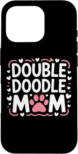 Vista 20 de Double Doodle Mom Doodle Dog Parent Family Canine Enthusiast Case for iPhone 16