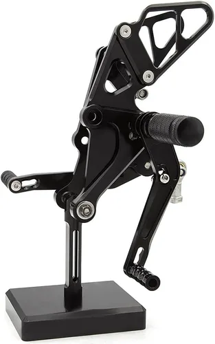 Vista 3 de CNC MT07 13-20 - Juego de clavijas traseras ajustables para motocicleta, pedal de cambio de freno compatible con MT-07 MT07 FZ-07 FZ07 2013 2014