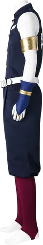 Vista 4 de Uzui Tengen - Disfraz de cosplay de anim Demon Cosplay conjunto completo para fiesta de Halloween