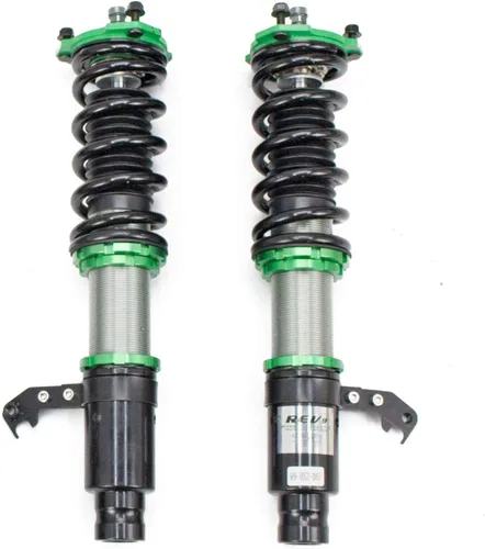 Vista 2 de Rev9 R9-HS2-063 Hyper-Street II Kit de bajada de suspensión de coilover de amortiguador, amortiguador monotubo con ajuste de rebote de 32 clics