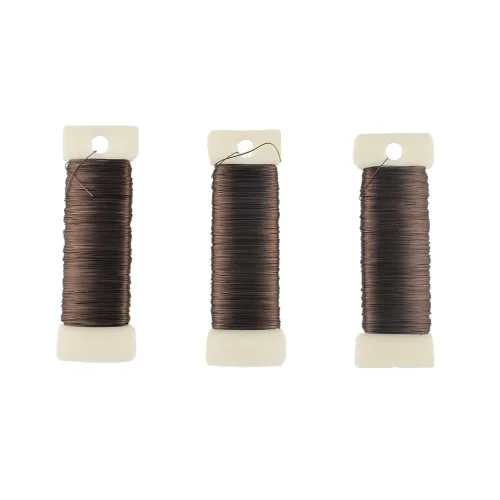 Vista 43 de HAHIYO Alambre Negro de Calibre 22 - 1 Rollo, 38 Yardas (115 Pies) Alambre Floral Flexible para Manualidades, Coronas de Navidad, Arreglos