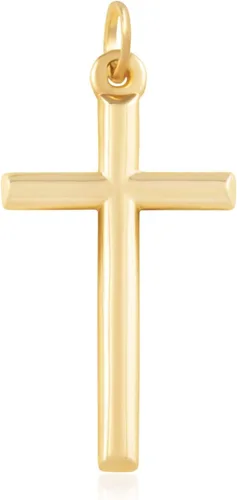 Vista 2 de Dijes religiosos de oro amarillo de 14 quilates para hombres y mujeres – disponible en varios diseños