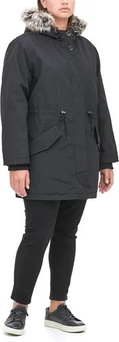 Vista 8 de Levi's Chaqueta parka con capucha y forro de piel sintética para mujer