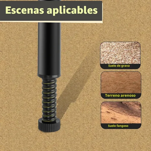 Vista 6 de Niveladores de patas de estufa de campamento ajustables, accesorios para estufas Camp Chef Explorer, apto para estufa de campamento al aire libre