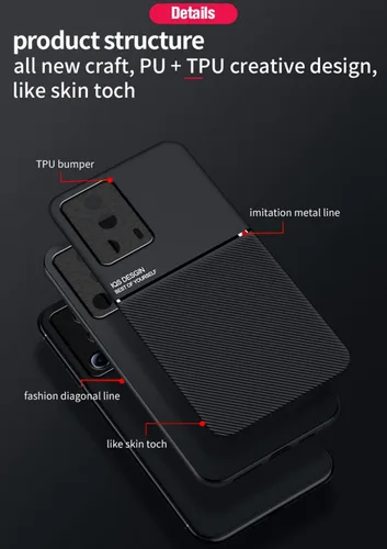 Vista 5 de Caso De Negocios Diseñado Para Xiaomi Civi 2 Caso Hombres A Prueba De Golpes Antiarañazos Antiarañazos Cubierta Protectora De Silicona Para Xiaomi