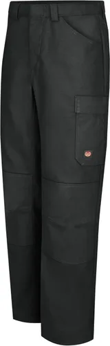 Vista 7 de Red Kap - Pantalones para hombre con rodillas reforzadas y sin arrugas Negro