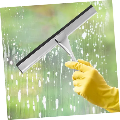 Vista 4 de Healeved Limpiaparabrisas de cristal de lujo para baño limpiador de acero inoxidable con mango deslizante
