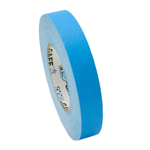 Vista 12 de ProTapes Pro Gaff Cinta de Gaffer de tela mate premium de 1 pulgada de ancho con adhesivo de goma, 11 mils de grosor, 55 yardas de longitud