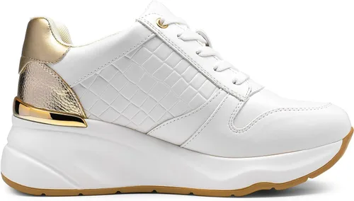 Vista 2 de DREAM PAIRS Zapatos deportivos de cuña para mujer, plataforma de tacón alto, zapatos de moda para uso casual y diario