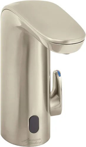 Vista 2 de American Standard 7755205.295 NextGen Selectronic Grifo integrado con mezcla sobre la cubierta, 0.5 gpm, níquel cepillado