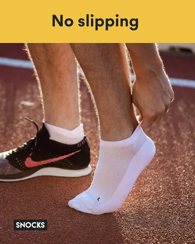 Vista 4 de Snocks S-XL 6 pares de calcetines para correr para hombres y mujeres calcetines para correr para mujer y calcetines de entrenamiento para hombre