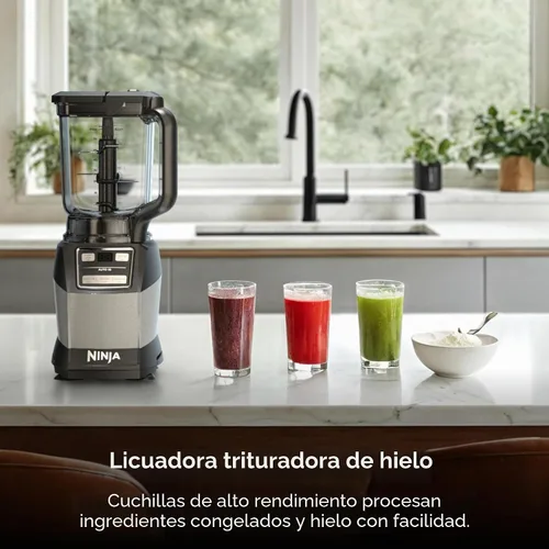Vista 3 de Ninja Sistema de cocina compacto, Auto-iQ, 1200W, jarra de 72 onzas, gris