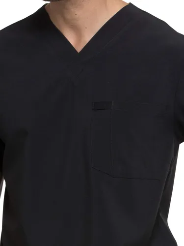 Vista 3 de Dickies EDS Essentials Men Scrubs Top Tuckable V-Neck DK635