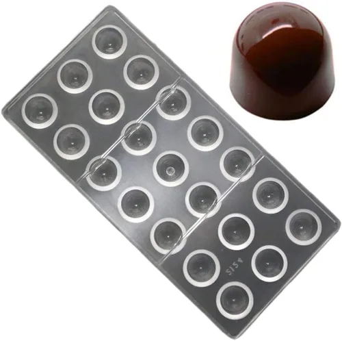 Vista 33 de Grainrain molde de chocolate de policarbonato, molde de barra de chocolate de policarbonato en forma de corazón, regalo para el día de San Valentín 1