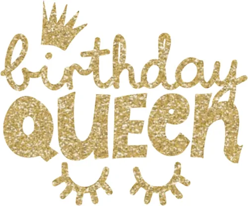 Vista 14 de Calcomanía termoadhesiva de la reina de cumpleaños, transferencia de camisa de fiesta de cumpleaños para mujer, parche de vinilo para niña, gráfico
