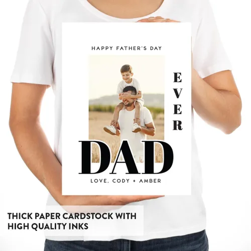 Vista 5 de Andaz Press Tarjeta de felicitación para el día del padre de 8.5 x 11 pulgadas con sobre, tarjeta jumbo para el día del padre de esposa, tarjeta