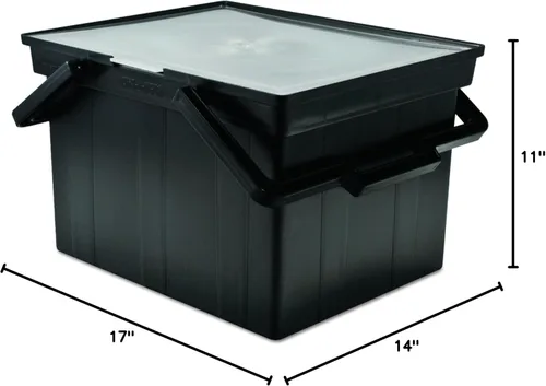 Vista 6 de AVTTLF2B - Caja de almacenamiento de archivos portátil Advantus Companion